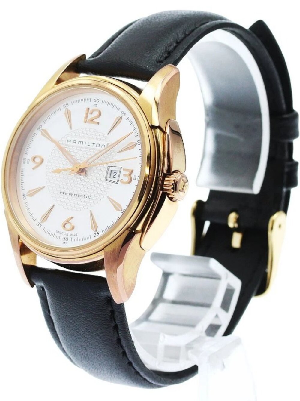HAMILTON Jazz master H323350 Date Silver Dial Automatic Men's Watch_963251